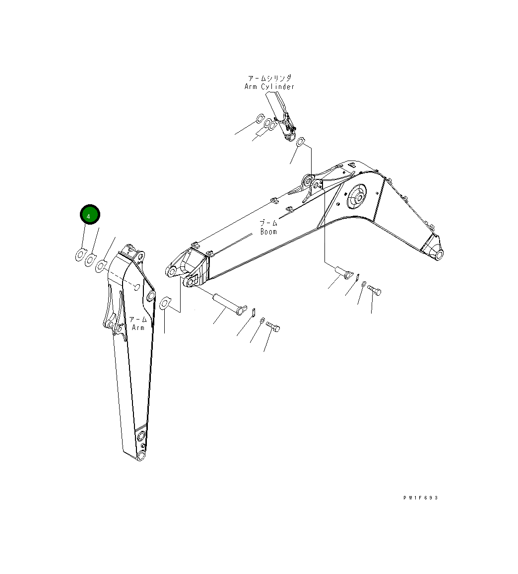 Проставка 21K-70-71430 Komatsu