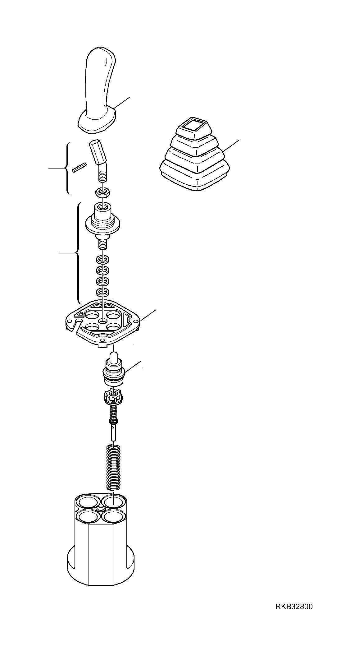 Пыльник RE08103656 Komatsu