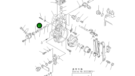 Регулировочная прокладка DK154620-5400 Komatsu