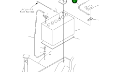 Провод 20U-06-21650 Komatsu
