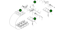 Проставка 195-32-61181 Komatsu