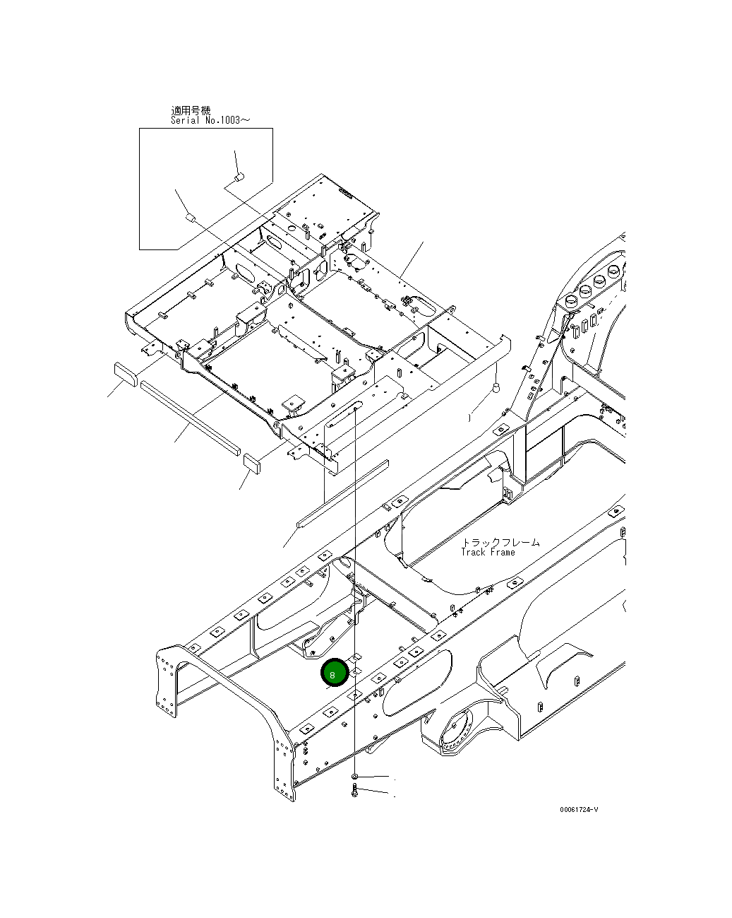 Регулировочная прокладка 8234-46-1141 Komatsu