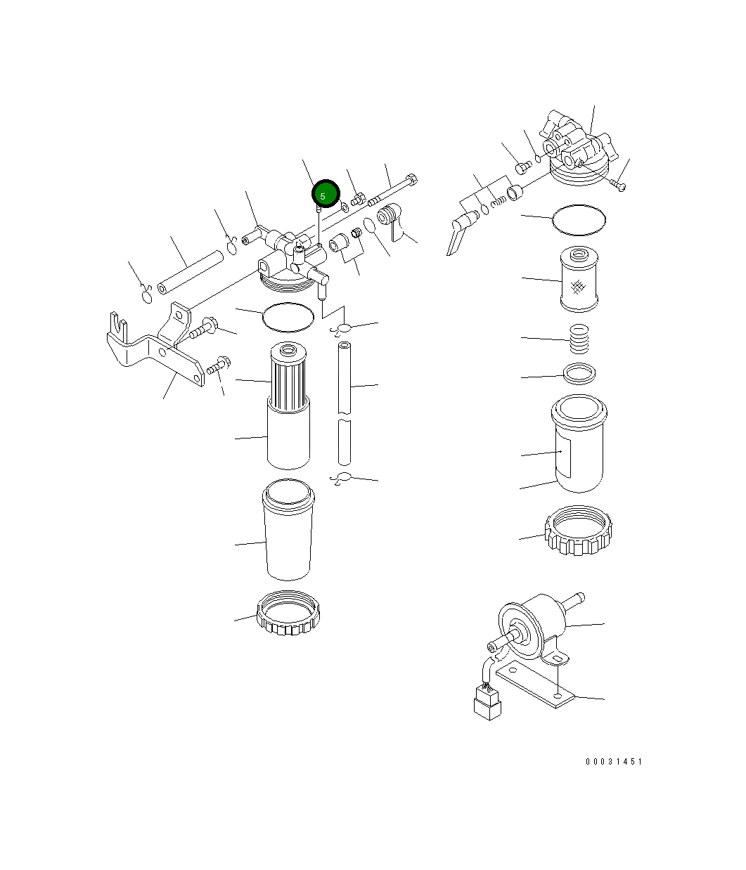 Прокладка 460-365 Komatsu