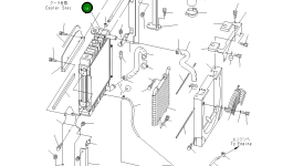 Радиатор YM129430-44520 Komatsu
