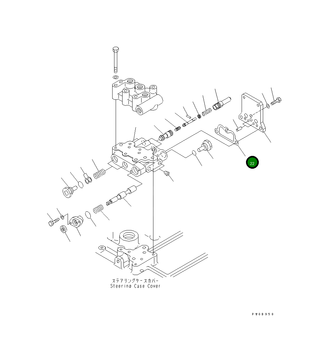 Прокладка 134-40-61170 Komatsu