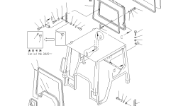 Стекло 113-Y79-1621 Komatsu