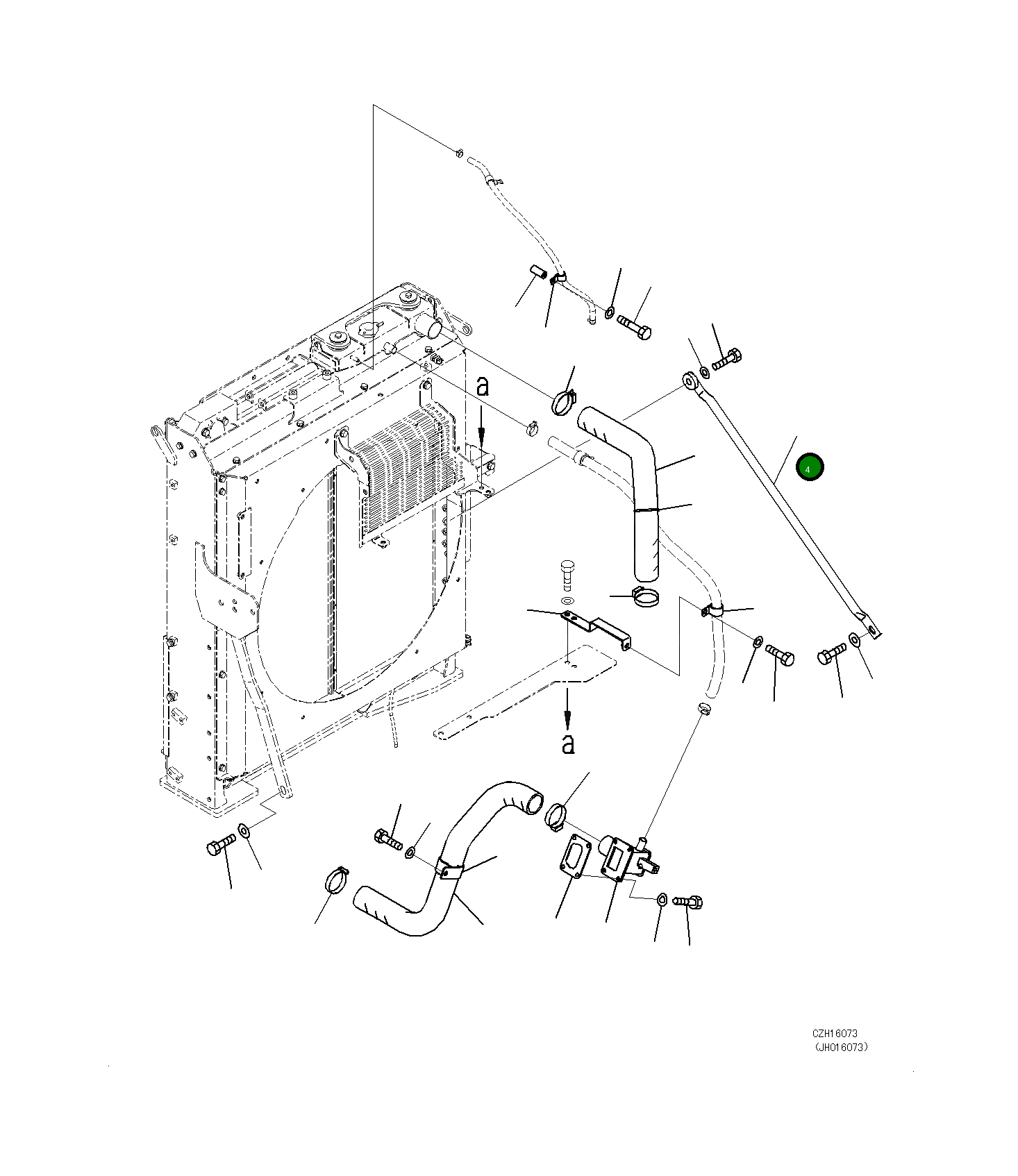Стойка 208-03-77861 Komatsu