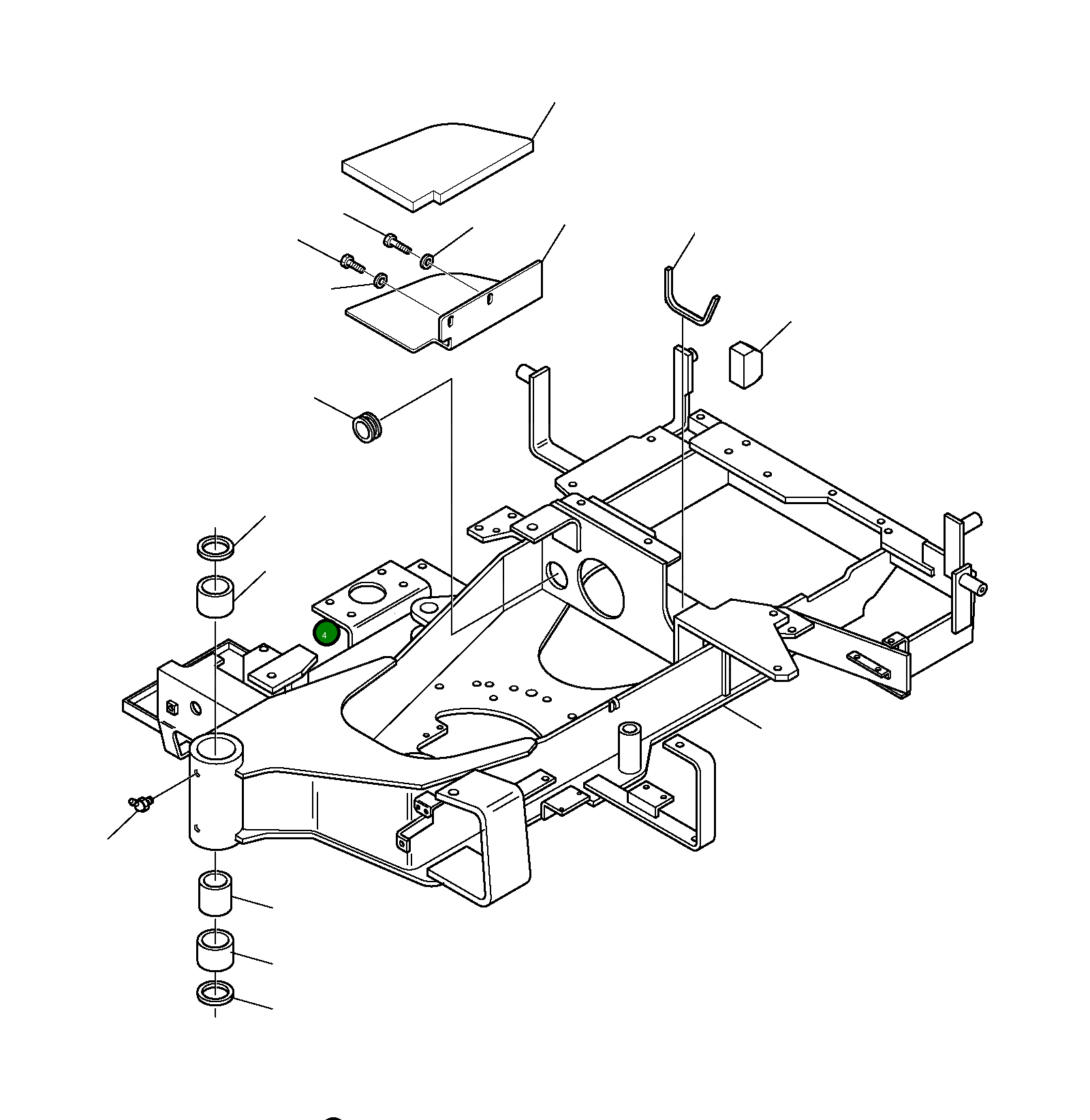 Прокладка 855661397 Komatsu