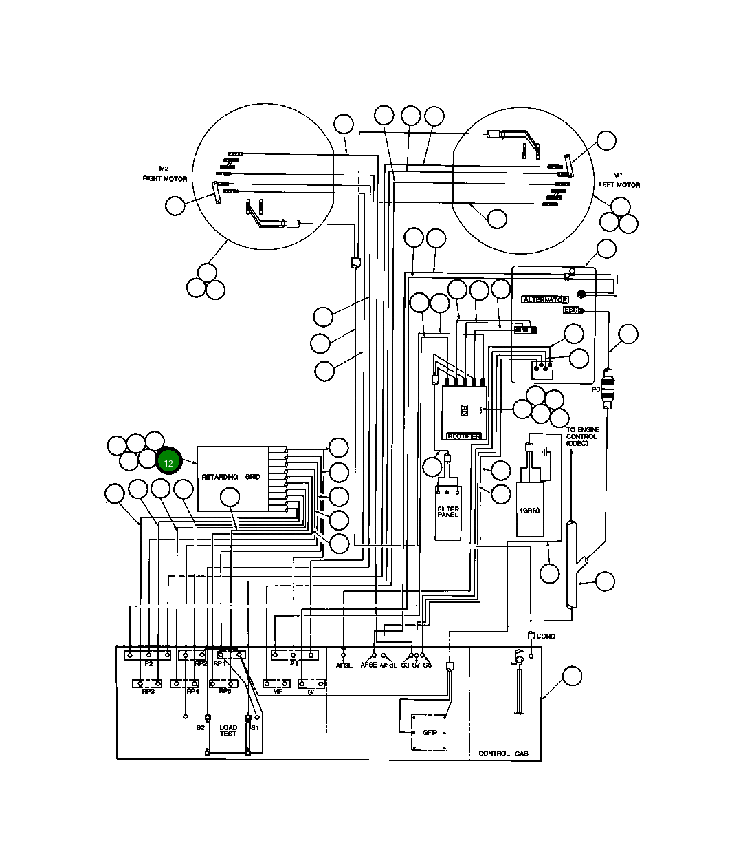 Подсборка выдувной решётки EB1433 Komatsu