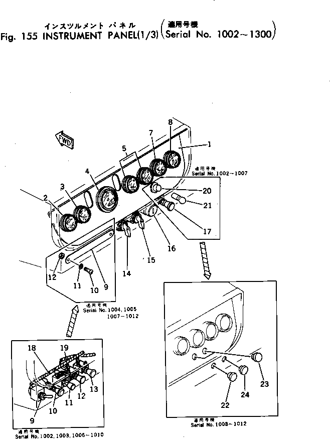 Панель 198-06-12111 Komatsu