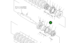Поршень 144-916-2560 Komatsu