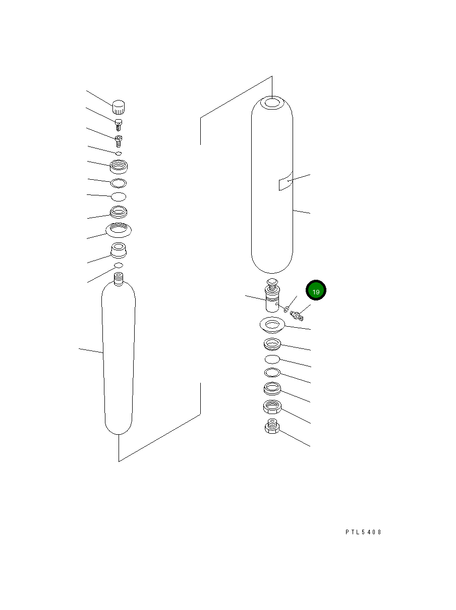 Прокладка 21T-60-12840 Komatsu
