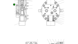 Поршень 09652203 Komatsu