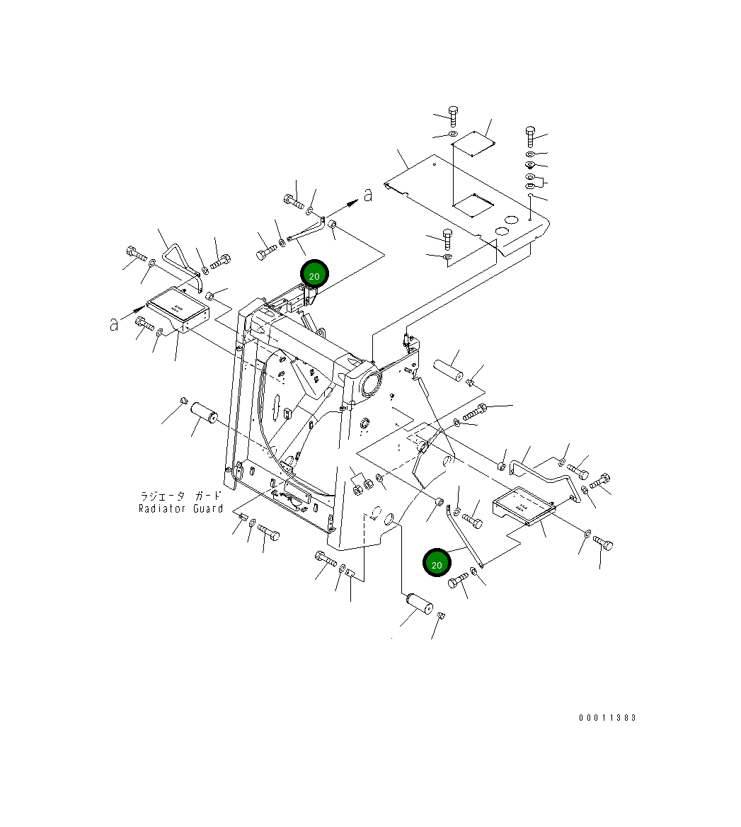 Рукоятка 198-54-71231 Komatsu