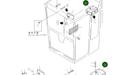 Полка 23B-950-2930 Komatsu