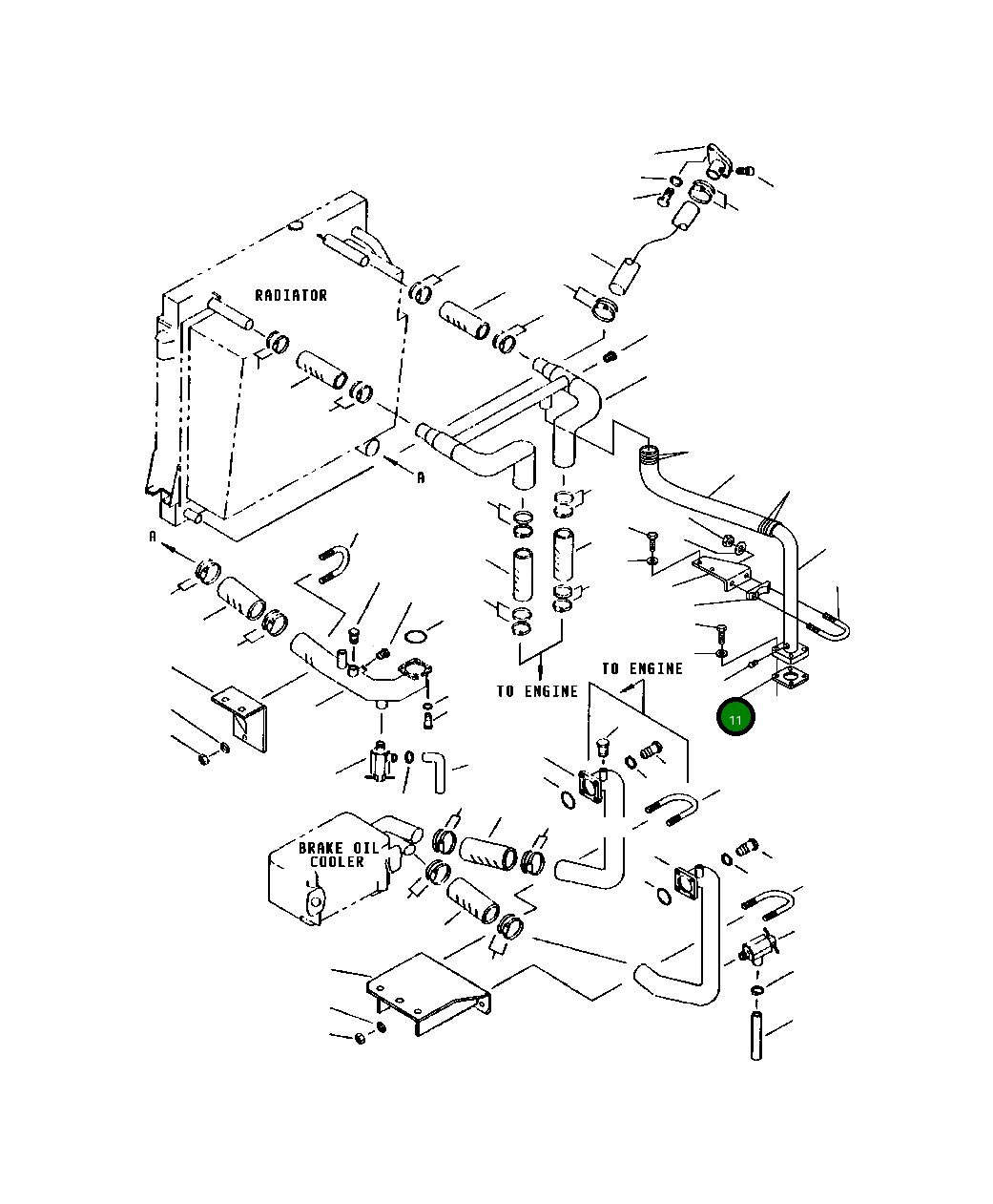 Прокладка CU30509440 Komatsu