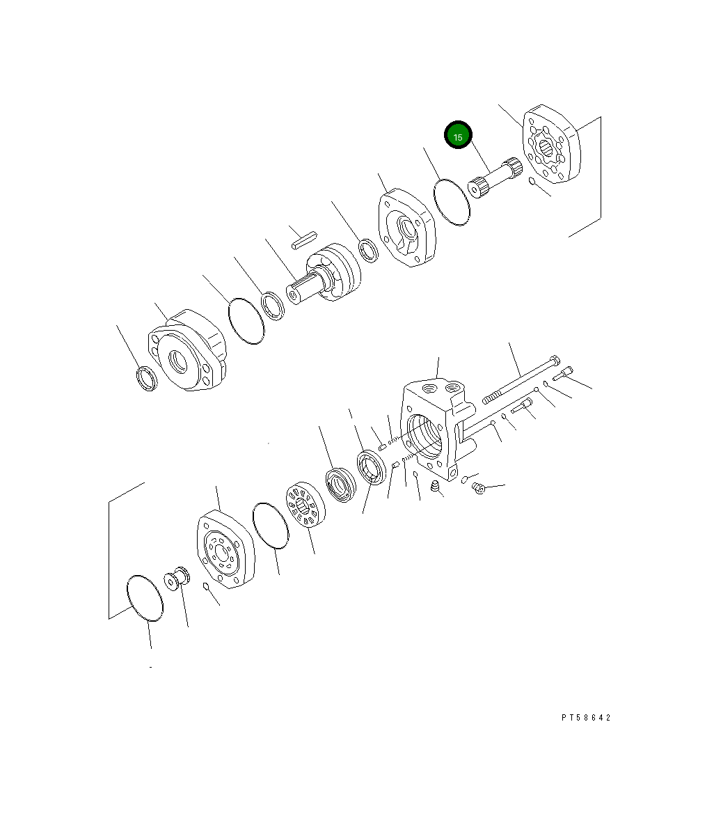 Привод ST8434S-2 Komatsu