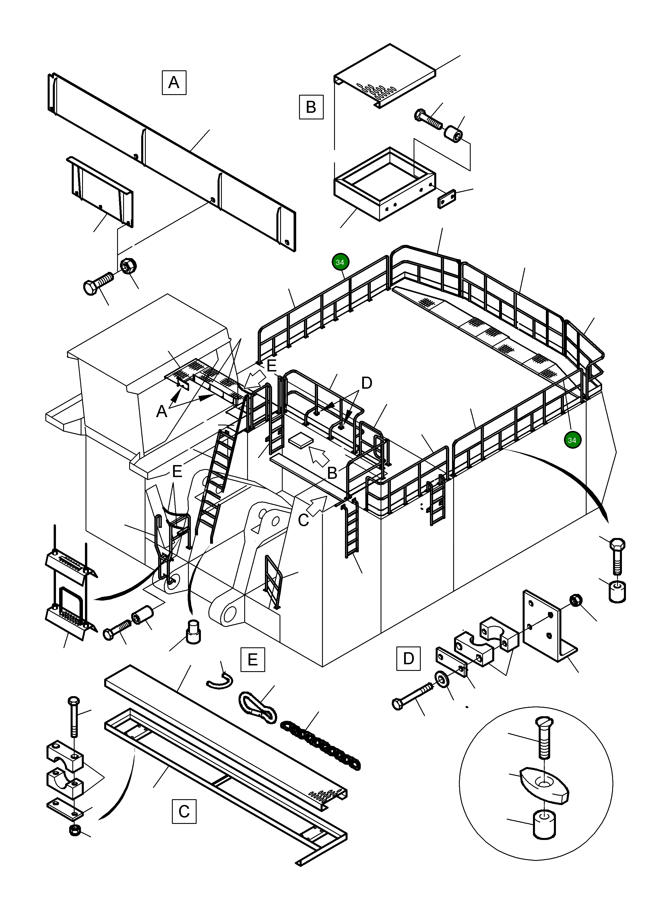 Рельс 913 470 40 Komatsu