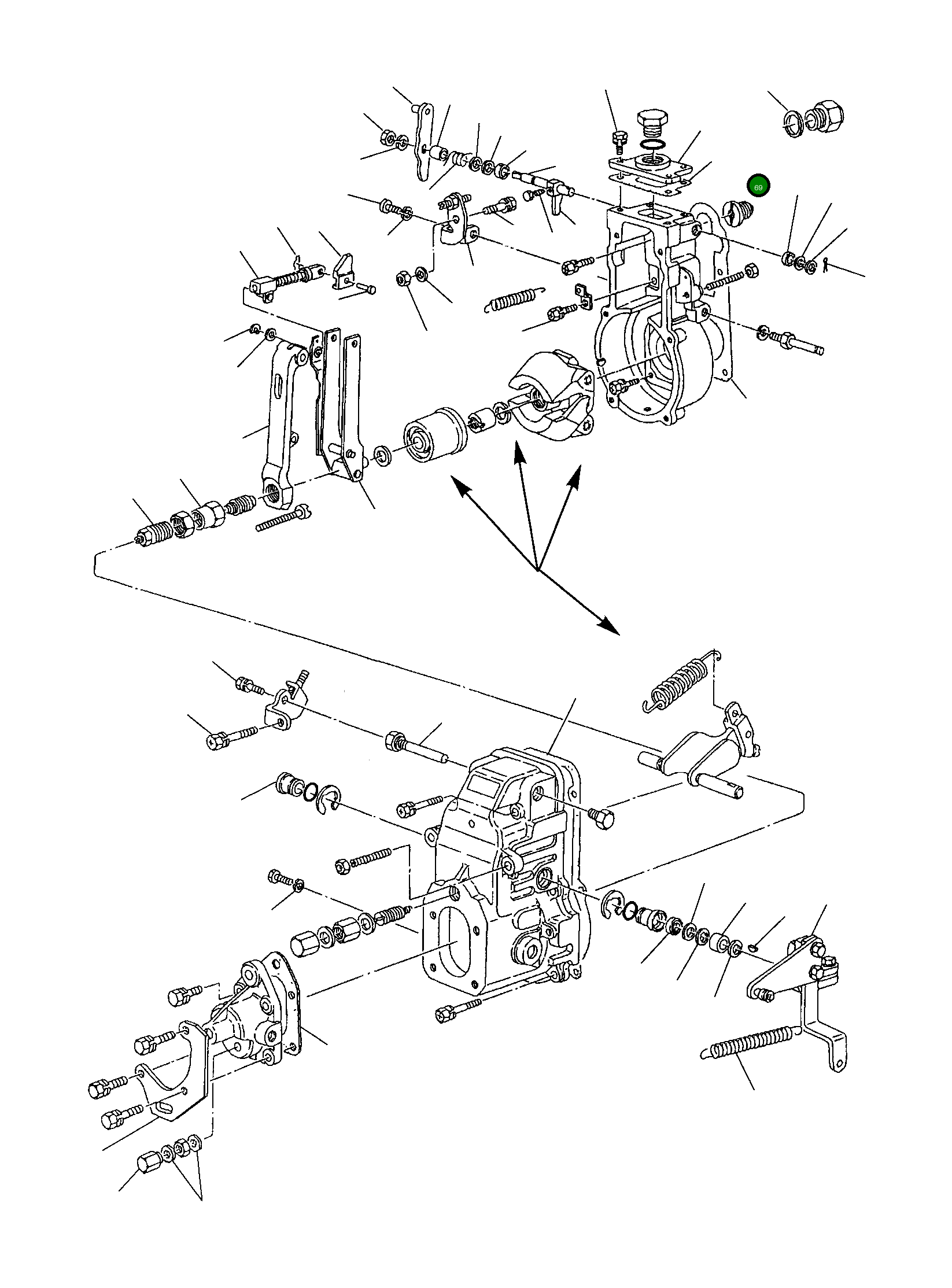 Прокладка YMX1543902000 Komatsu