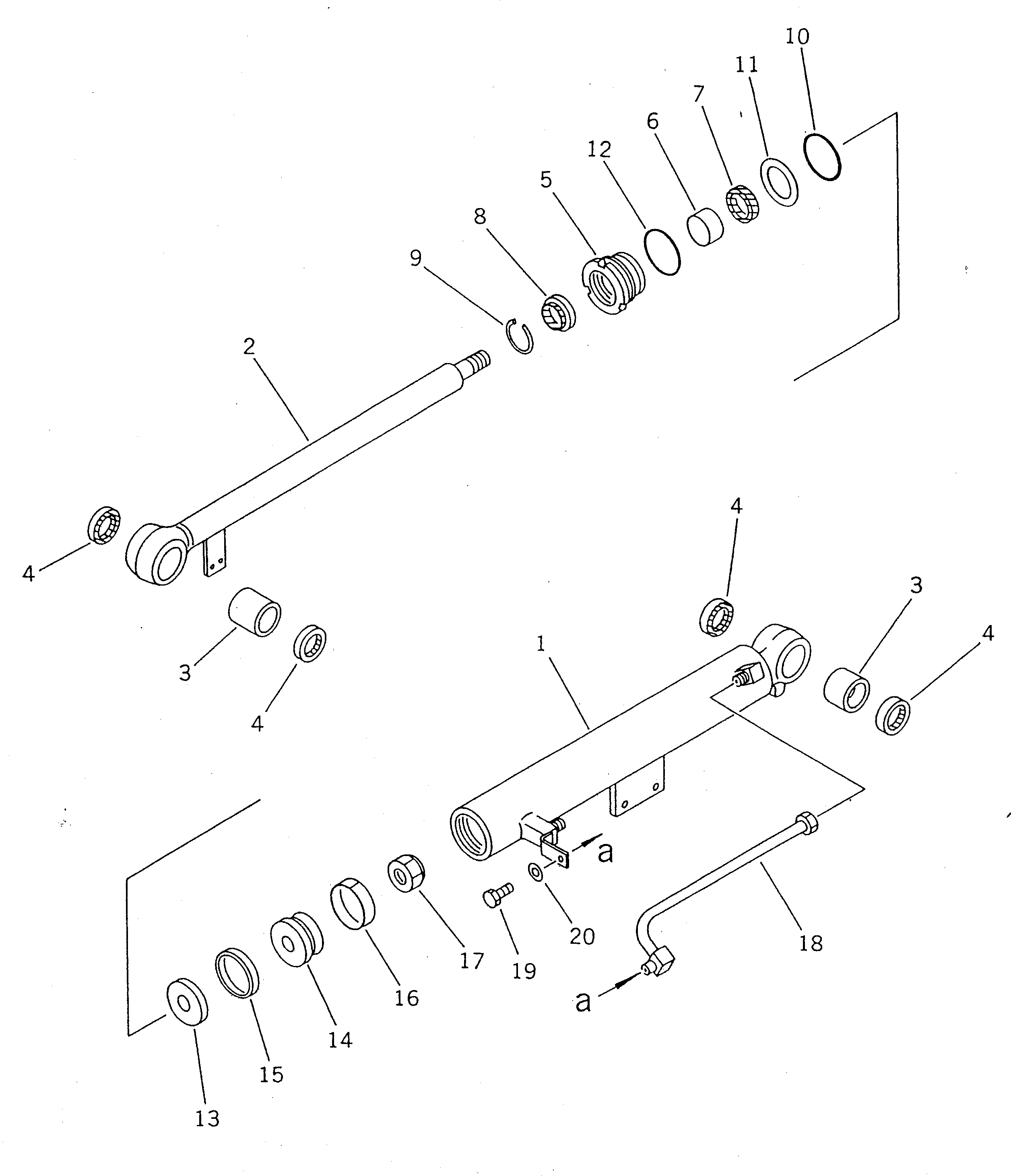 Цилиндр 362-63-22441 Komatsu
