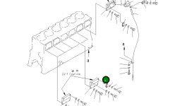 Проставка 6162-63-3910 Komatsu