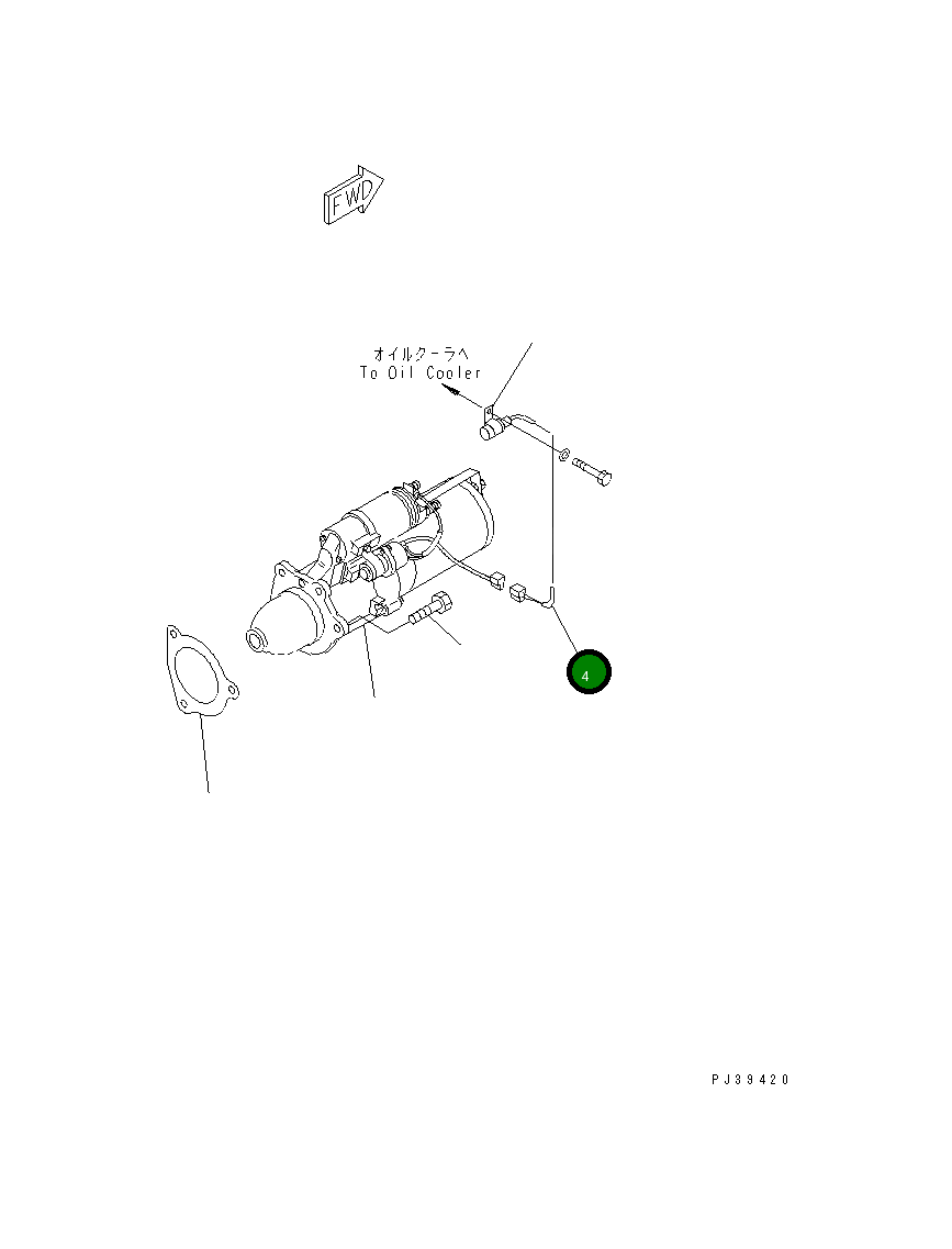 Провод 6151-81-4570 Komatsu