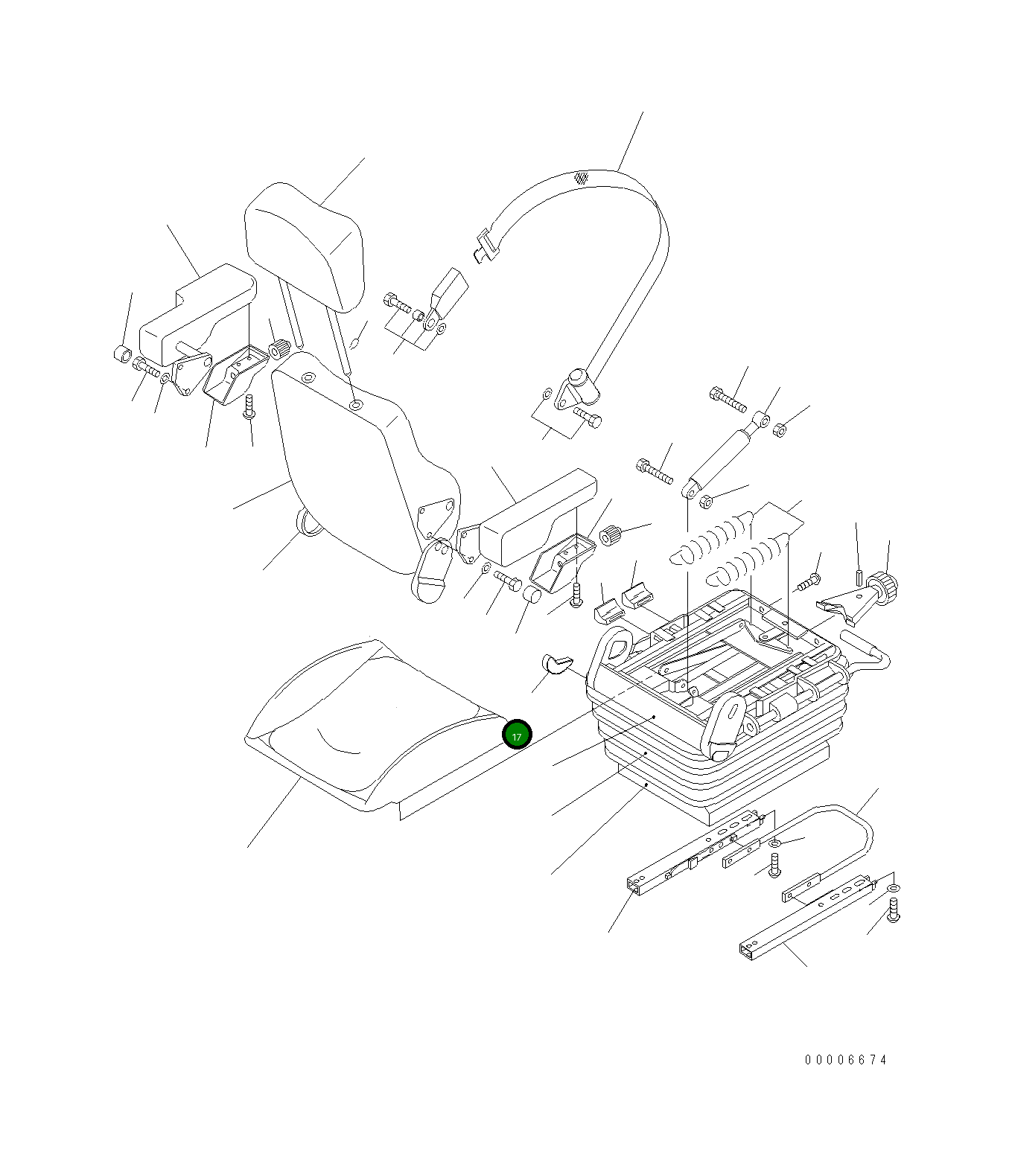 Рукоятка 423-57-H0P15 Komatsu