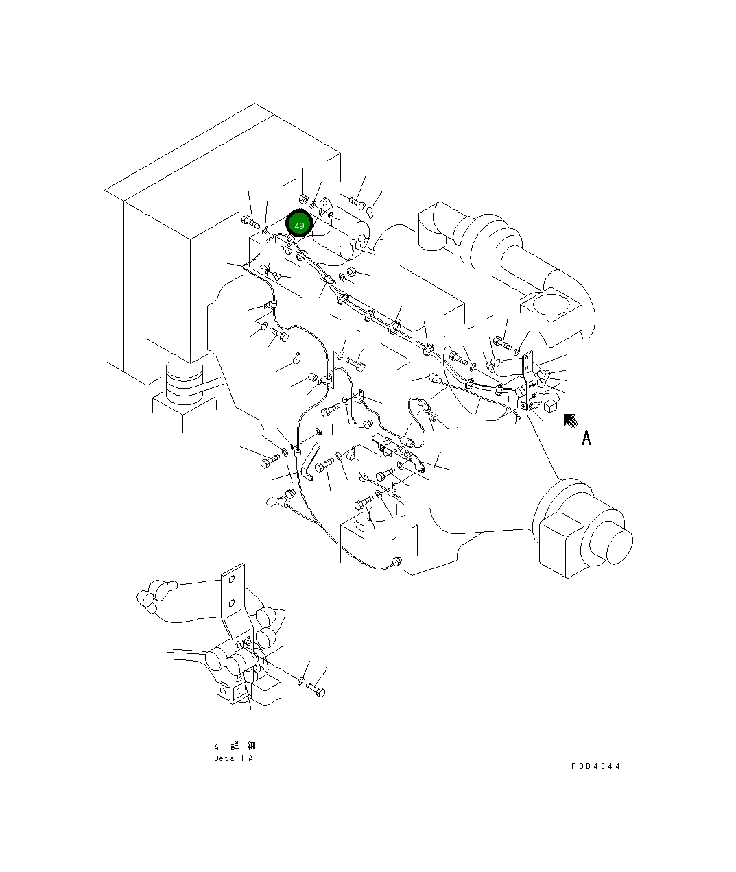 Провод 208-06-K8251 Komatsu