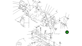 Регулировочная прокладка YM172165-47980 Komatsu