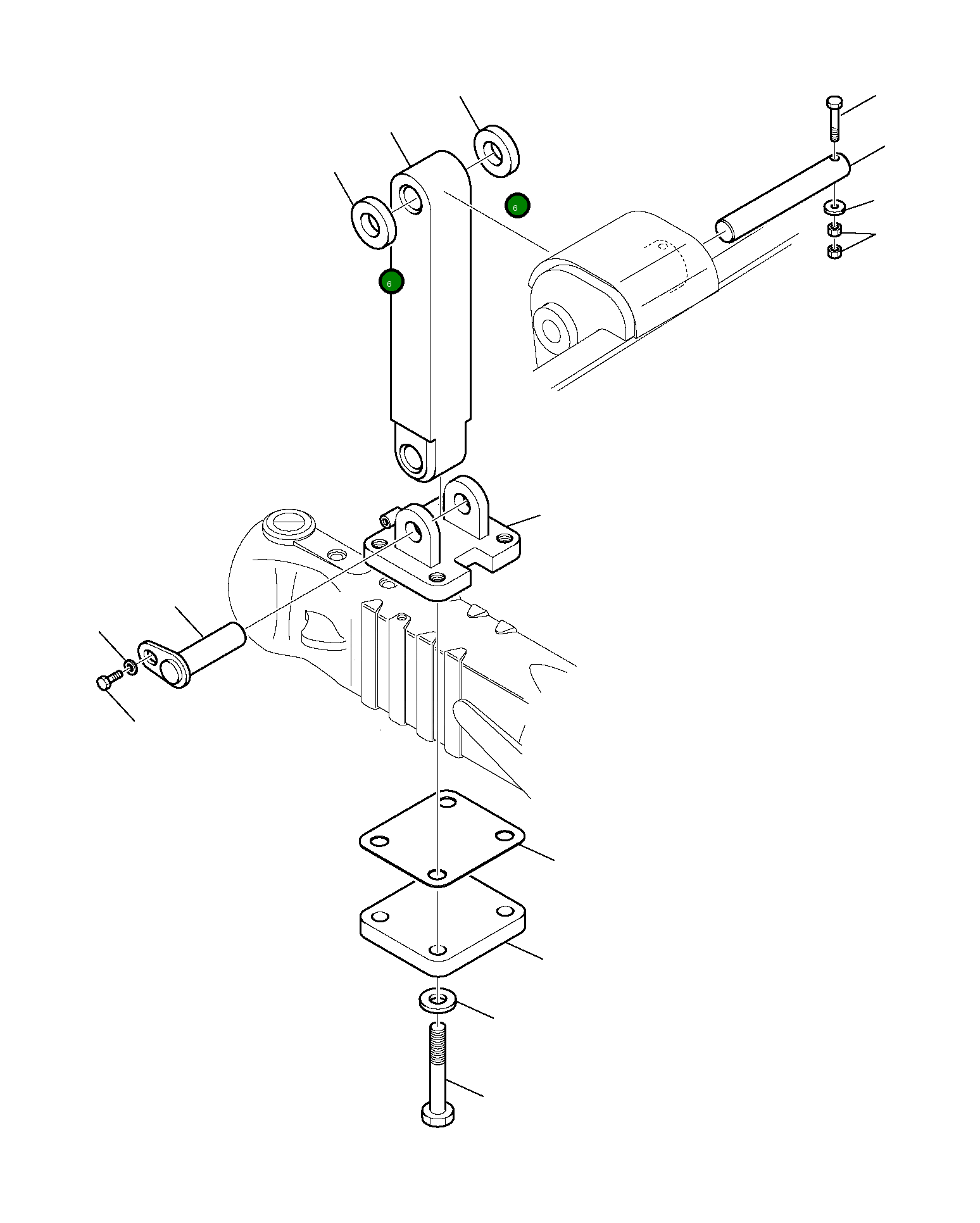 Проставка 395-47-11440 Komatsu