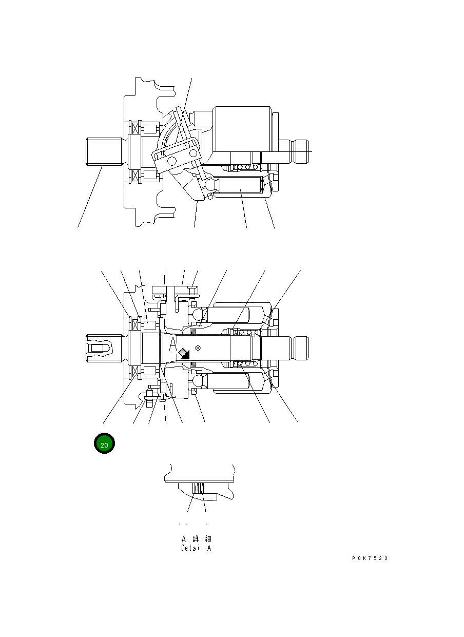 Сальник UC1708309761 Komatsu