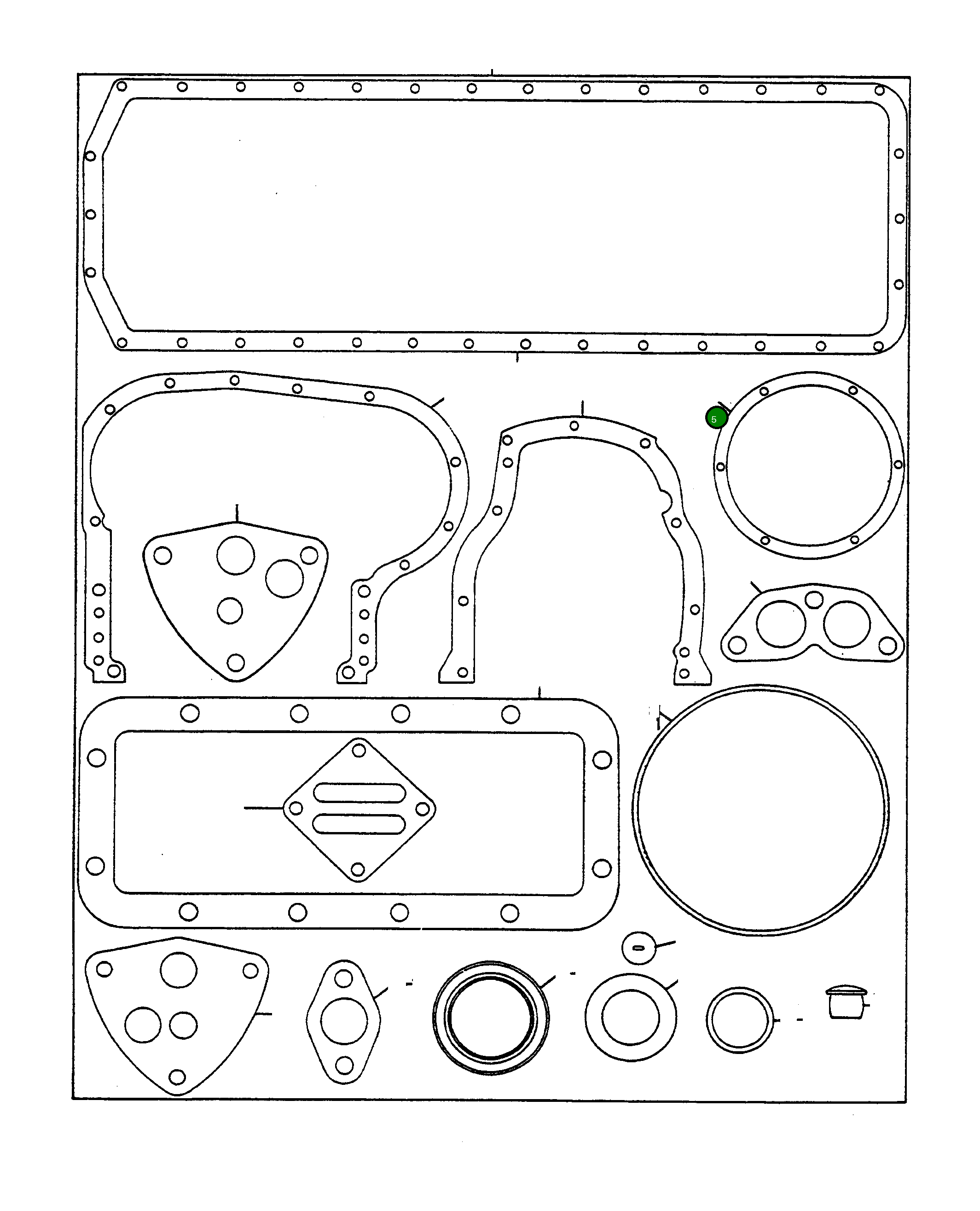 Прокладка 2992761M1 Komatsu