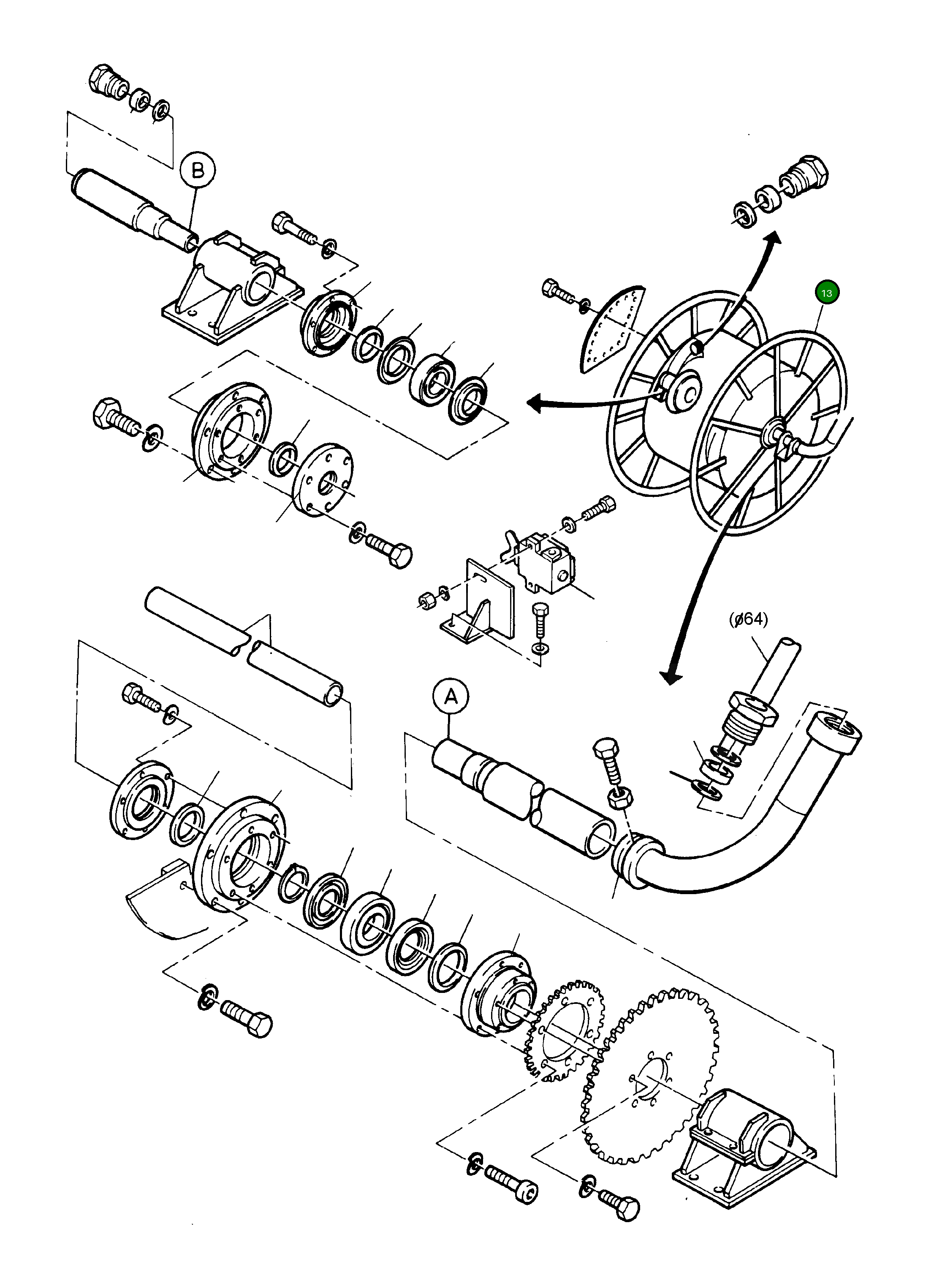 Сопло прокачки 761 690 73 Komatsu
