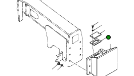 Прокладка 159 003 Komatsu