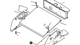 Правое основание 42N-54-13340 Komatsu