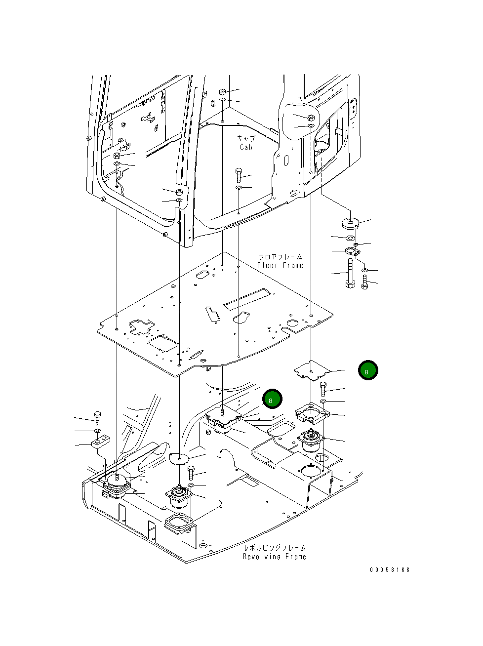 Проставка 22B-54-28871 Komatsu