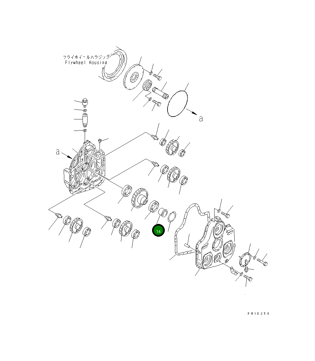 Проставка 209-38-51170 Komatsu