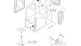 Стекло 20Y-54-11342 Komatsu