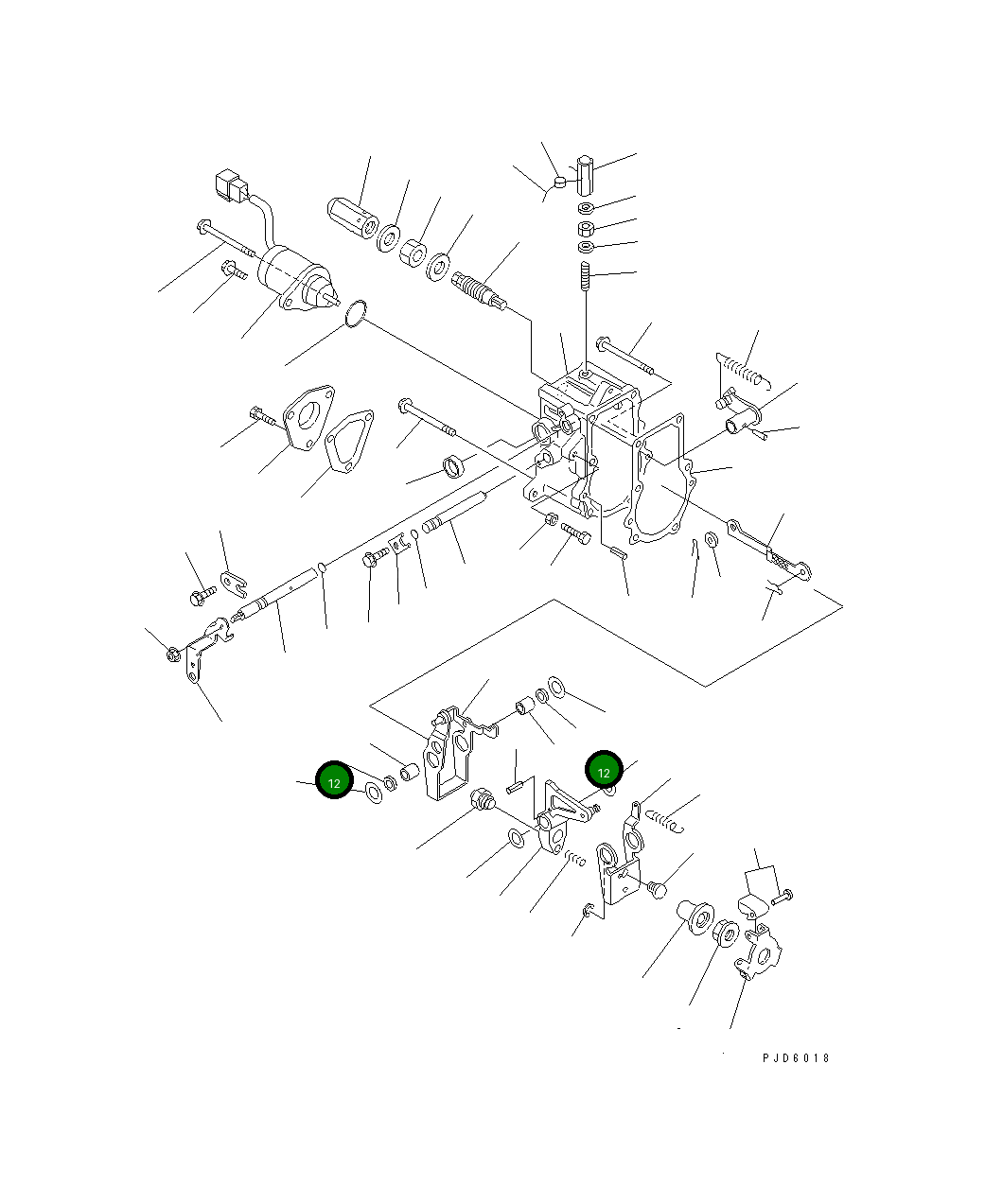 Проставка 455-194 Komatsu