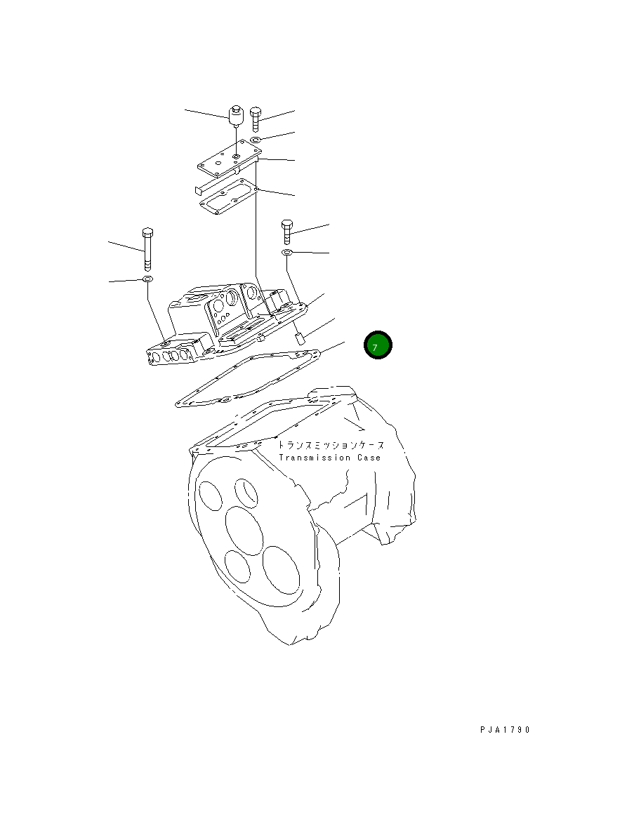 Прокладка 14X-14-19762 Komatsu