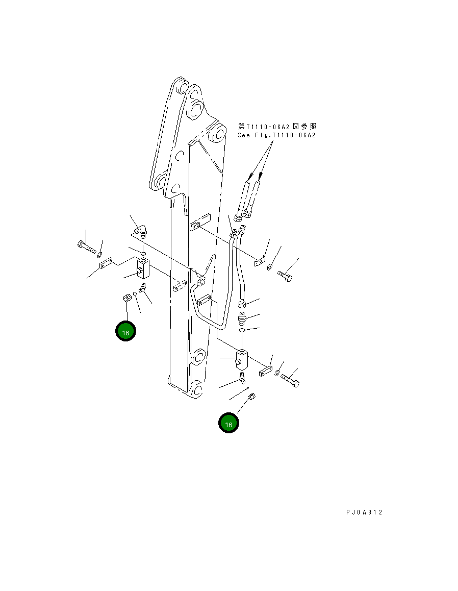 Пробка 21U-973-3770 Komatsu