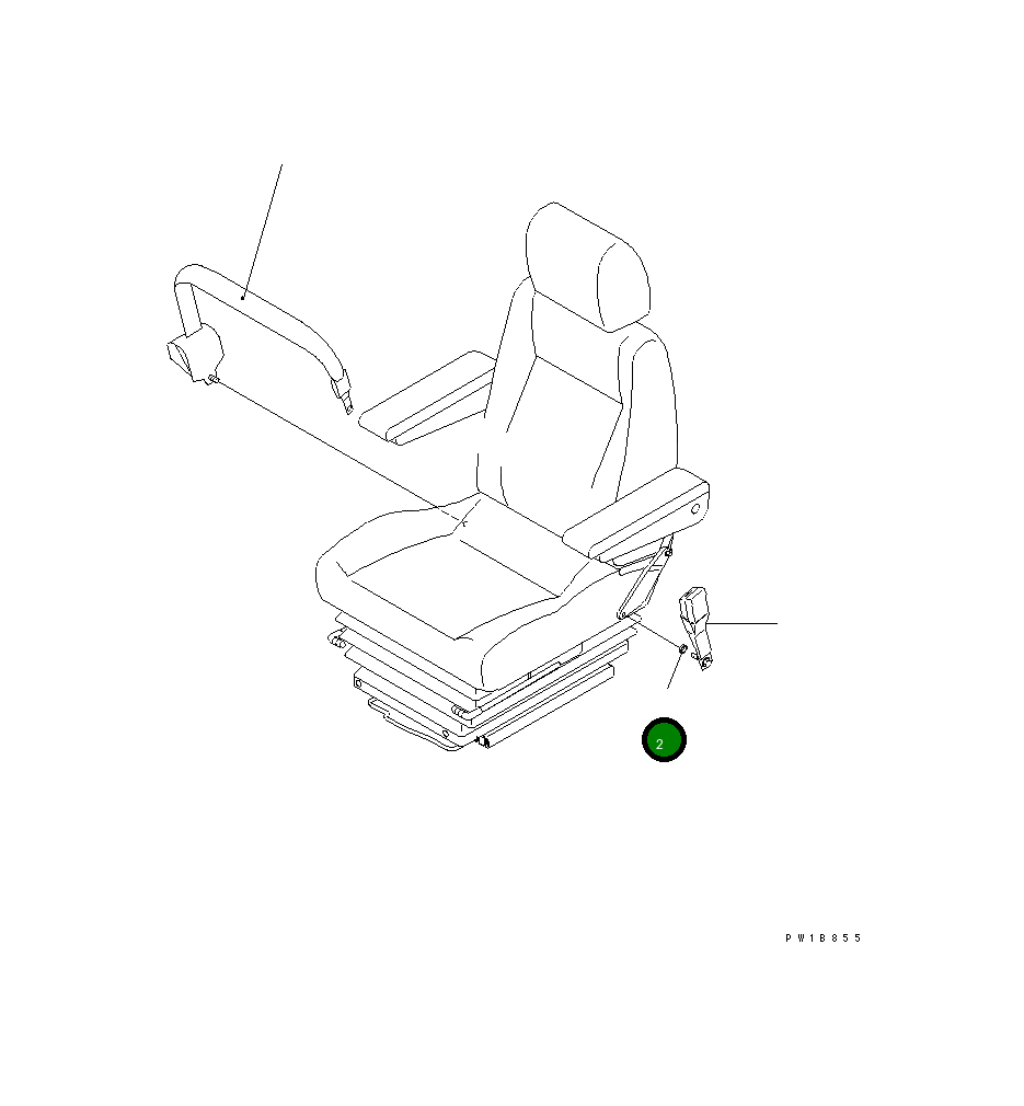 Проставка 22B-57-11830 Komatsu