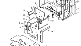 Пол 144-A62-7640 Komatsu