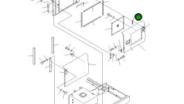 Пластина 20Y-54-28291 Komatsu