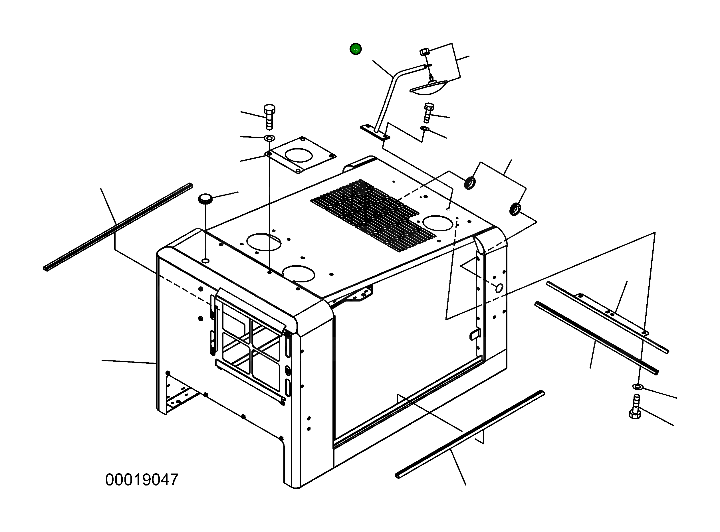 Стойка 417-54-H5110 Komatsu