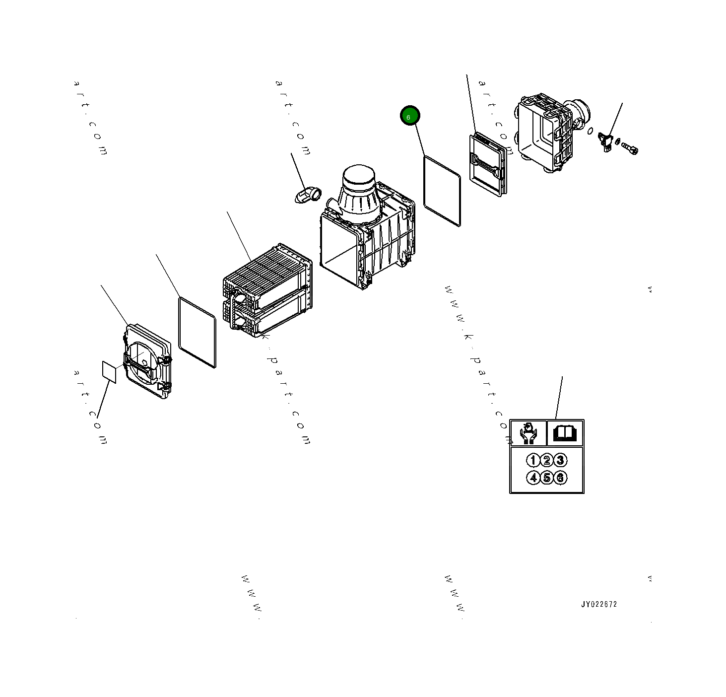 Прокладка 600-184-1870 Komatsu