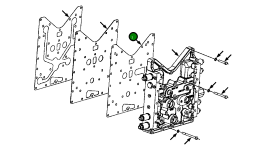 Прокладка 1437 747 H1 Komatsu