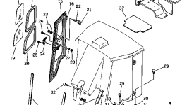 Стекло FF7819-83330 Komatsu