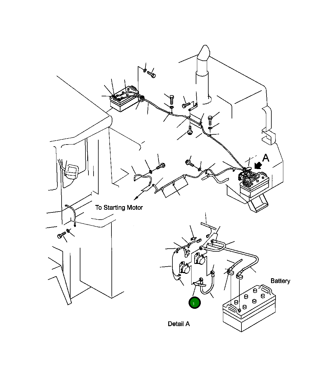 Провод 428-06-12940 Komatsu