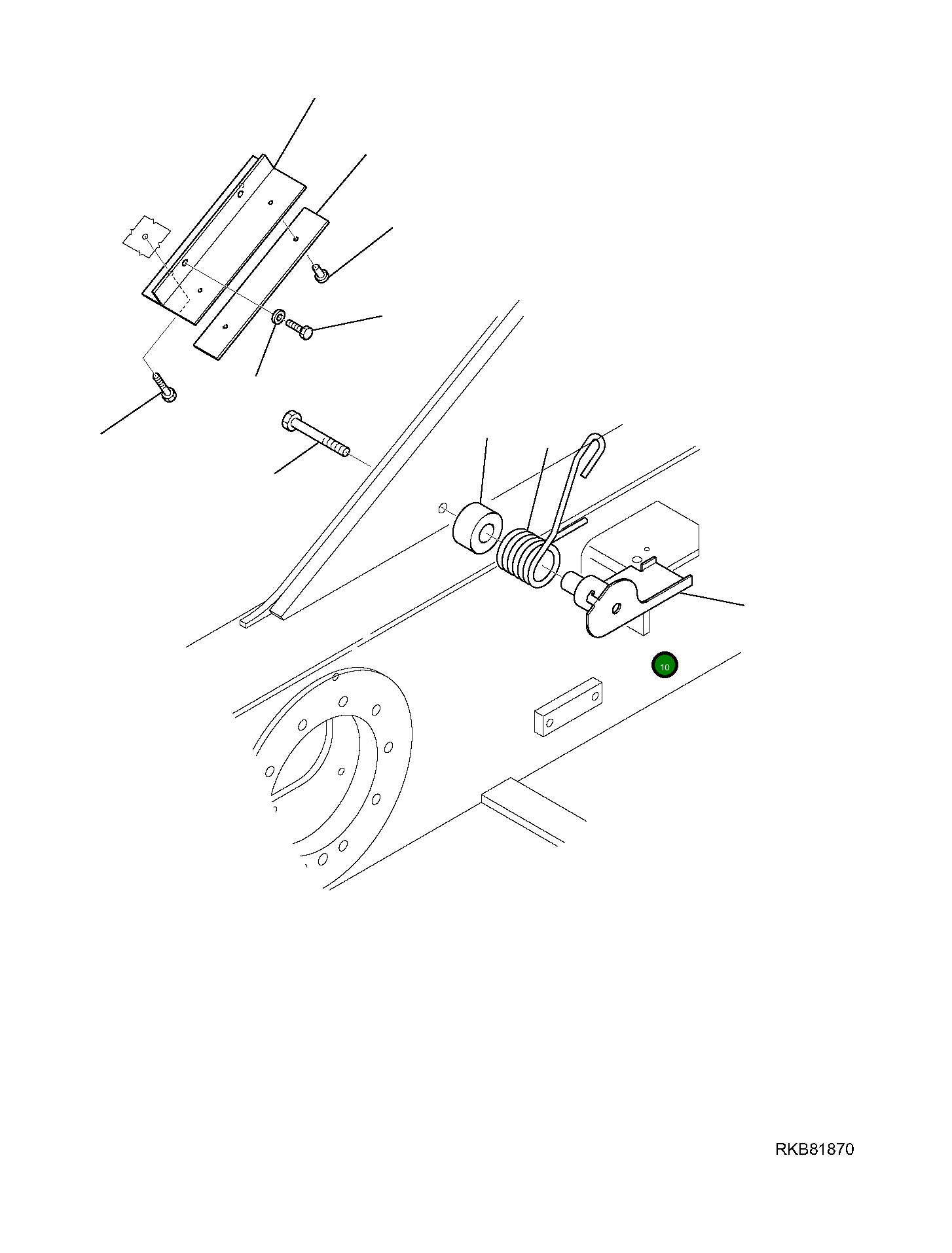 Проставка 37C-54-14860 Komatsu